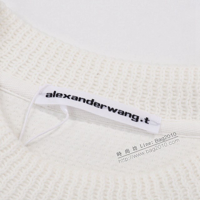 AlexanderWang專櫃2023FW新款刺繡針織衫毛衣 男女同款 tzy2997